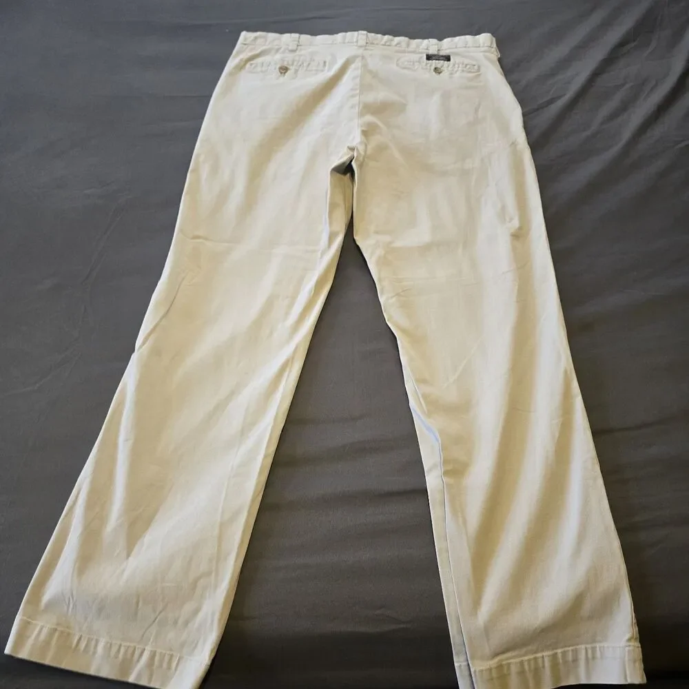 Banana Republic Emerson Chino Khaki Tan Pants 38x32 Men's